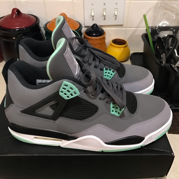 Retro Jordan 4 Glo sz 12/5 - Picture 5 of 10